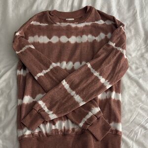 Mauve Tie-Dye Sweater